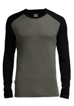 ICEBREAKER MS TECH LS CREW 260 -Winter Clothing 260 monsoon blk