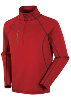 SUNICE MS ALLENDALE 1/4 ZIP PULLOVER 11 SUNICE MS ALLENDALE 1/4 ZIP PULLOVER -Winter Clothing allendale brick red charc