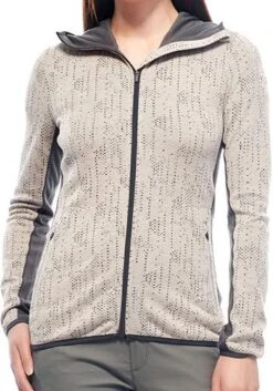 ICEBREAKER WS AWAY L/S ZIP HOOD