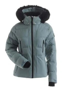 NILS BELLA FAUX FUR JACKET SAGE