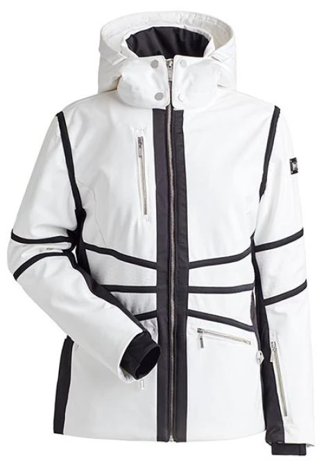 NILS CARINA JACKET WHITE/BLK 3 NILS CARINA JACKET WHITE/BLK