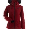 NILS CODY FAUX FUR JACKET- CRIMSON -Winter Clothing cody faux fur jacket crimson