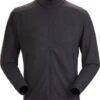 ARCTERYX MS COVERT LT CARDIGAN BLK HEATHER -Winter Clothing covert lt cardigan black heather