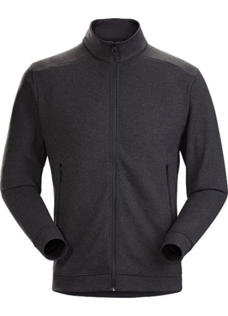 ARCTERYX MS COVERT LT CARDIGAN BLK HEATHER