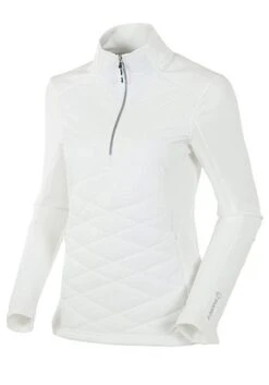 SUNICE WS DAISY HYBRID PULLOVER -Winter Clothing daisy wht 1