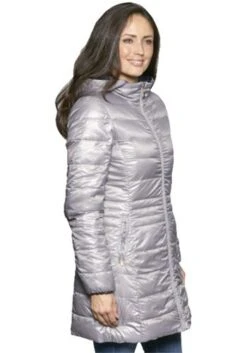SABENA 3/4 DOWN REVERSIBLE COAT -Winter Clothing db coat silver
