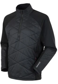 SUNICE MS DUKE HYBRID PULLOVER BLK/REAL RED