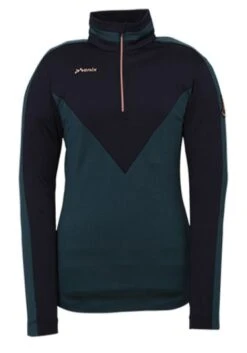 PHENIX FLUORITE 1/2 ZIP SKIVVY GREEN