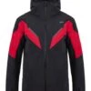 KJUS FORCE MS JACKET BLACK/CARMINE -Winter Clothing force ms jacket black carmine