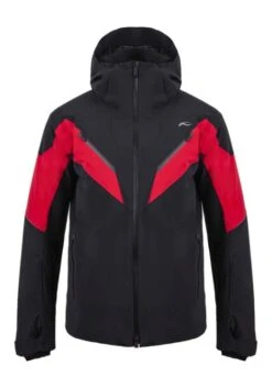 KJUS FORCE MS JACKET BLACK/CARMINE