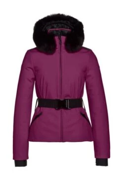 GOLDBERGH HIDA JACKET FAUX FUR - CHERRY