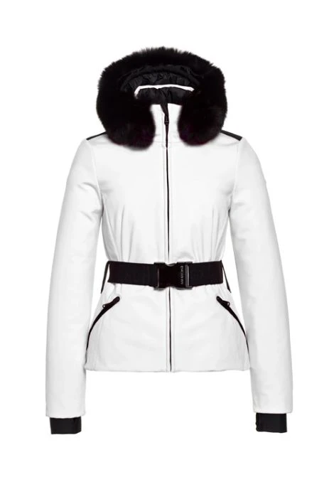 GOLDBERGH HIDA JACKET FOX FUR - WHITE 3 GOLDBERGH HIDA JACKET FOX FUR - WHITE