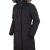 SUNICE HILLARY LONG COAT BLACK REAL FUR -Winter Clothing hilary coat