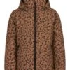 PROTEST JNR BELLE JACKET - FUDGECAMEL PRINT -Winter Clothing jnr belle jacket fudgecamel