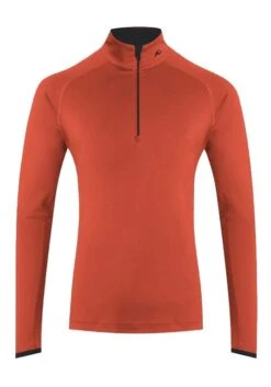 KJUS MS FEEL 1/2 ZIP -Winter Clothing kjus ms feel zip fuel red blk
