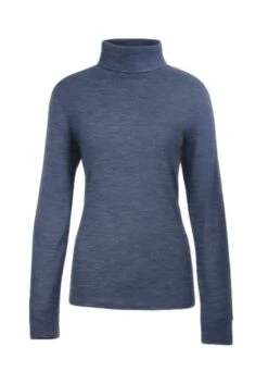 MEISTER ROLLNECK WS POLYCOTTON SKIVVY DENIM HEATHER