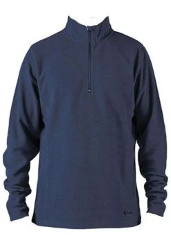 ELUDE MENS MICROFLEECE 1/4 ZIP 6 ELUDE MENS MICROFLEECE 1/4 ZIP -Winter Clothing microfleece blue nights