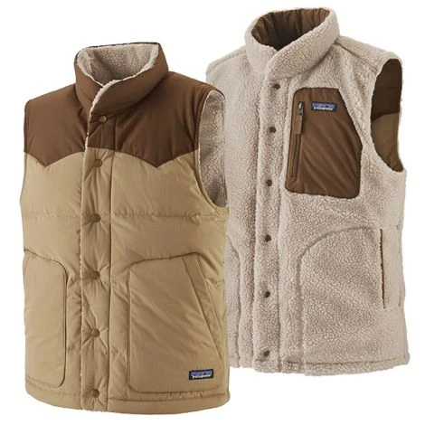 PATAGONIA MS REVERSIBLE BIVY DOWN VEST - CLASSIC TAN 3 PATAGONIA MS REVERSIBLE BIVY DOWN VEST - CLASSIC TAN