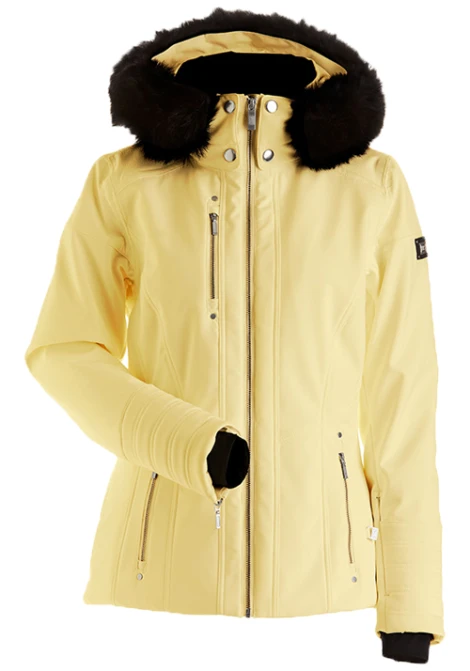 NILS NISEKO SPORT X FAUX FUR JACKET - LIGHT YELLOW 3 NILS NISEKO SPORT X FAUX FUR JACKET - LIGHT YELLOW