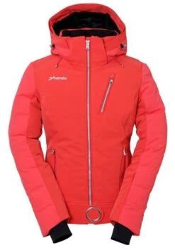 PHENIX WS RUBY HYBRID DOWN JACKET RED