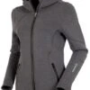 SUNICE AUDREY TECH HOODIE FULL ZIP BLACK MELANGE -Winter Clothing s72502 blme z