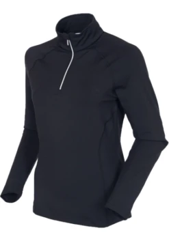 SUNICE SKI LODGE II HALF-ZIP PULLOVER - BLACK