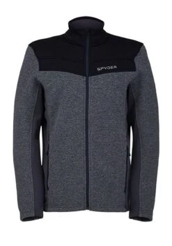 SPYDER ENCORE FLEECE JACKET BLACK/EBONY