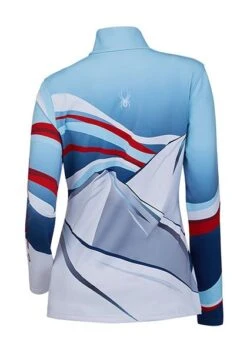 SPYDER WS NORTHERN LIGHTS ZIP T NECK -Winter Clothing spyder ws northern lights zip t neck back