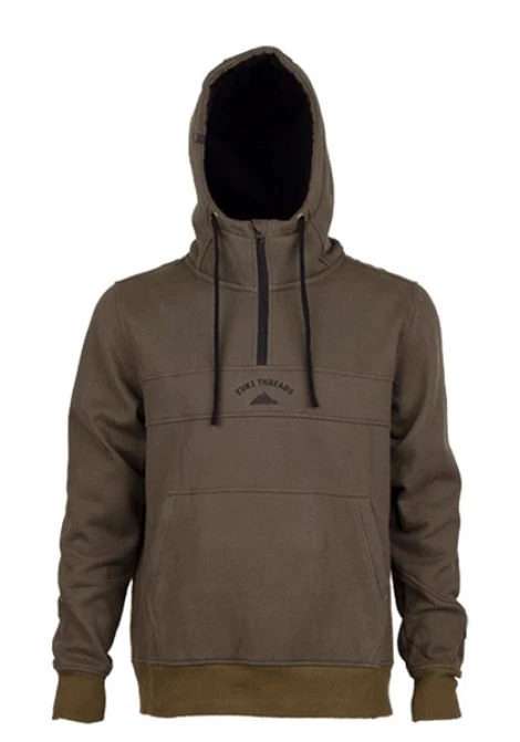 YUKI THREADS TEAM ZIP HOODIE CAP OLIVE