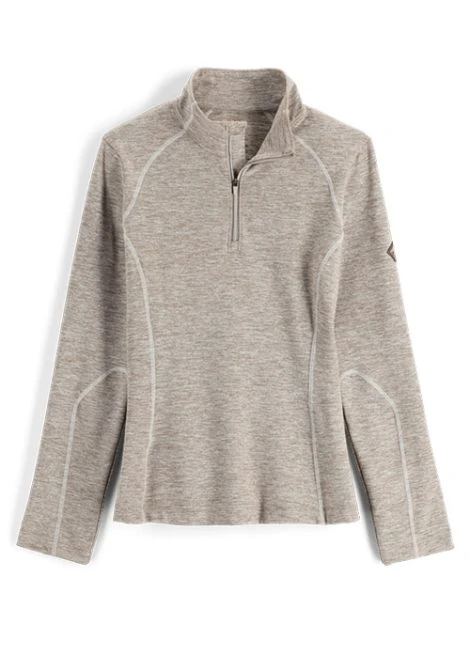 SPYDER WS ACCORD ZIP T-NECK - CASHMERE 3 SPYDER WS ACCORD ZIP T-NECK - CASHMERE