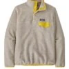 PATAGONIA WS LW SYNCHILLA SNAP OATMEAL HEATHER - SHINE YELLOW -Winter Clothing ws lw synchilla snap oatmeal heather shine yellow