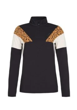 PROTEST WS YINGSA 1/4 ZIP TOP - FUDGE CAMEL